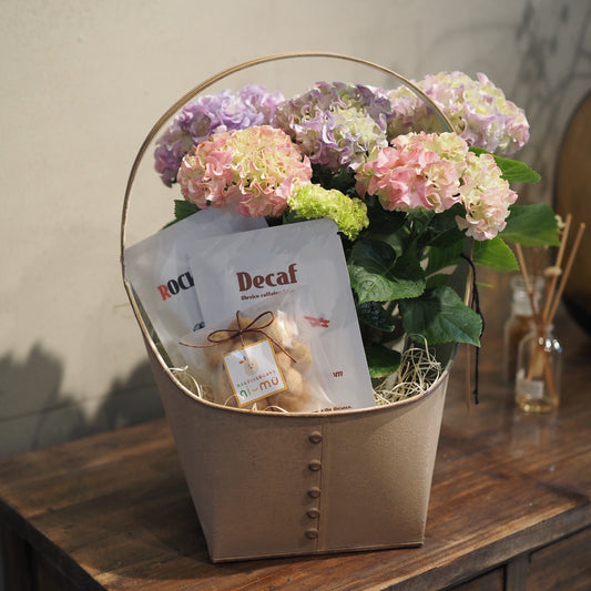 紫陽花とcafeのおうち時間set